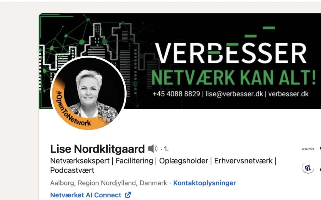 Guide til #OpenToNetwork-ramme på LinkedIn